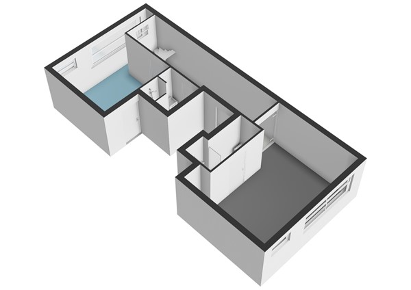 Floorplan - Amstelbeststraat 8B, 1096 GD Amsterdam